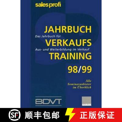 【3-4周达】Jahrbuch Verkaufstraining 98/99: Das Jahrbuch für Aus- und Weiterbildung im Verkauf [9783409194198]