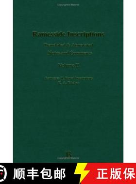 【3-4周达】Ramesside Translations V2 - Translated And Annotated Notes And Comments [Wiley古典研究] [9780631184355]