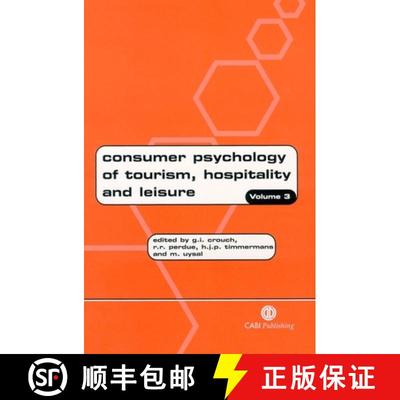 【3-4周达】Consumer Psychology of Tourism, Hospitality and Leisure: Volume 3 [9780851997490]