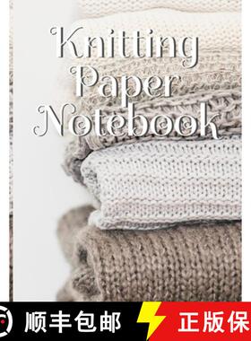 预订 Knitting Paper Notebook: Needlework Charts & Grid Paper (4:5 ratio) with Rectangular Spaces For ... [9783749737444]
