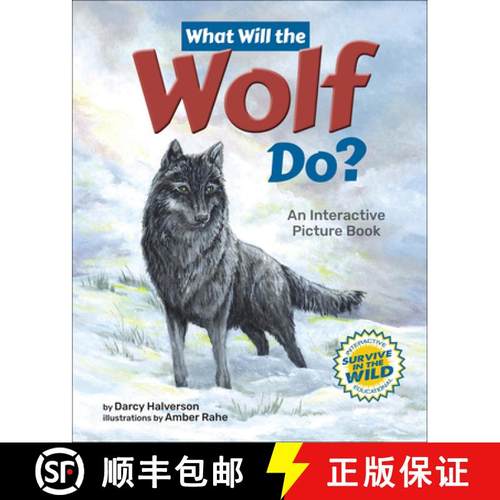 【3-4周达】What Will the Wolf Do? : An Interactive Picture Book [9781960084347]