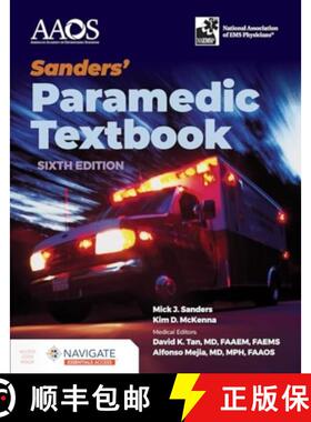 【3-4周达】Sanders' Paramedic Textbook with Navigate Essentials Access [With Access Code] [9781284277531]