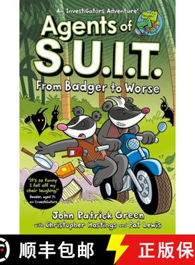 【3-4周达】Agents of S.U.I.T.: From Badger to Worse: A Full Colour, Laugh-Out-Loud Comic Book Adventure! [9781035015481]