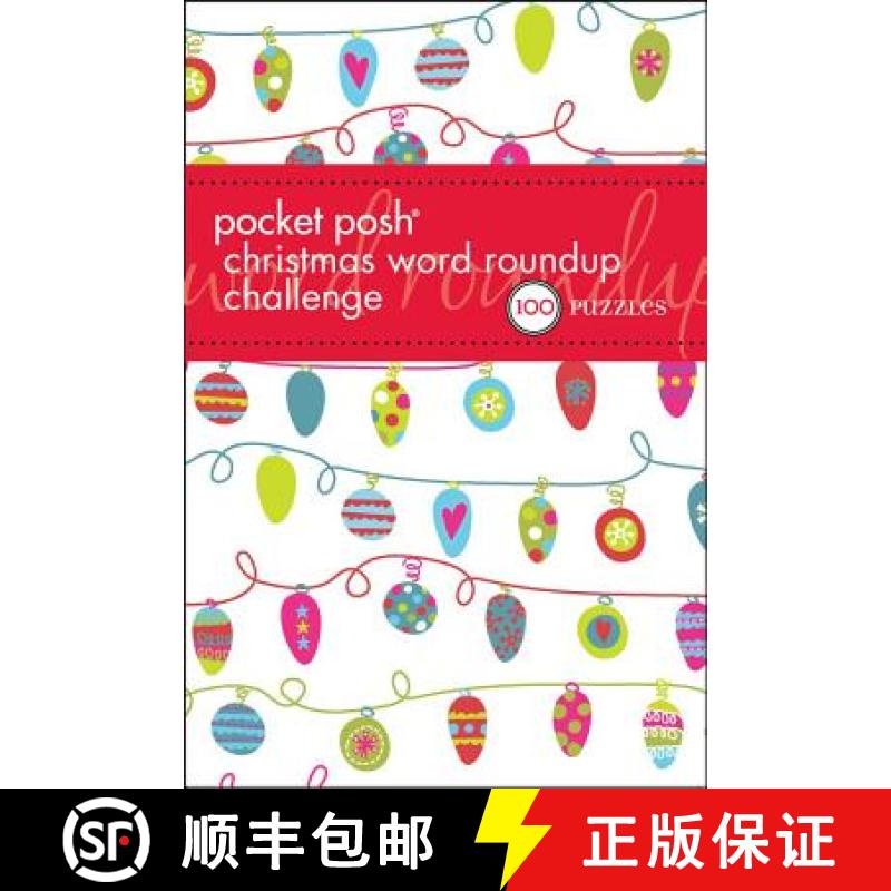 【3-4周达】Pocket Posh Christmas Word Roundup Challenge: 100 Puzzles [9781449421755]