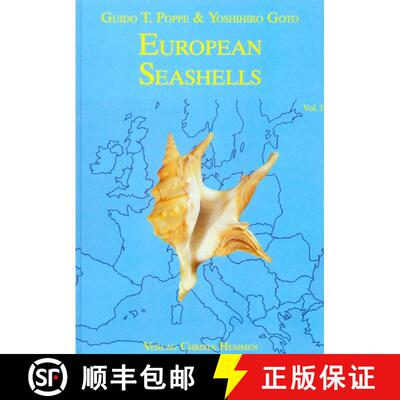 【3-4周达】European Seashells, Volume 1 [9783925919077]
