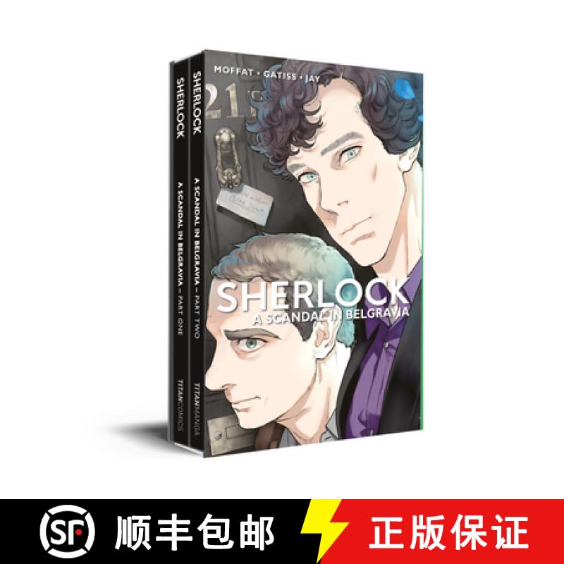 【2-3周达】Sherlock: A Scandal in Belgravia 1-2 Slipcase Set [9781787740198]