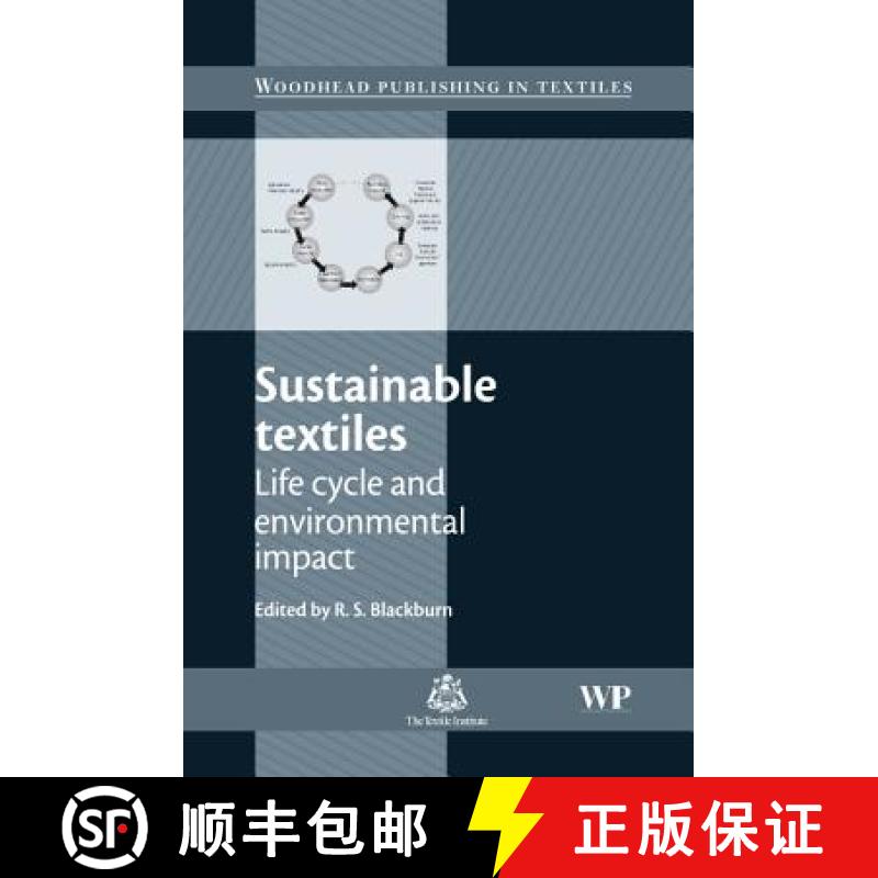 【3-4周达】Sustainable Textiles: Life Cycle and Environmental Impact [9781845694531]