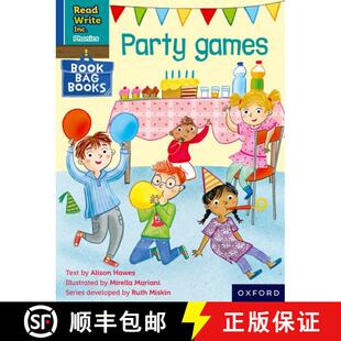 【3-4周达】Read Write Inc. Phonics: Party games (Blue Set 6 Book Bag Book 7) [9780198420668]