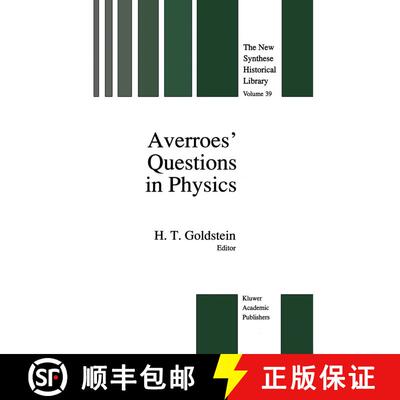 【3-4周达】精装 Averroes’ Questions in Physics [9780792309970]