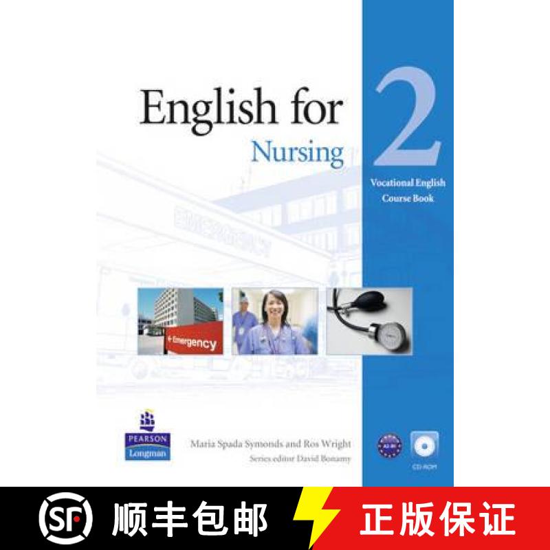 【3-4周达】English for Nursing Level 2 Coursebook Pack [With CDROM] [9781408269947]