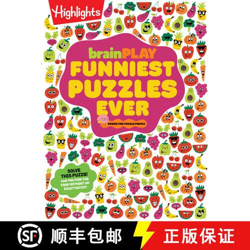 【3-4周达】brainPLAY Funniest Puzzles Ever: Over 200 Super Silly Activities, Funny Games, Wacky Wordp... [9781639622498]