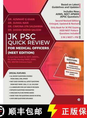 【3-4周达】Jk Psc Quick Review for Medical Officers (Neet Edition): A must have book for NEET, DENTAL... [9781646789849]