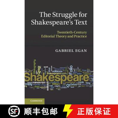 【3-4周达】精装 The Struggle for Shakespeare's Text: Twentieth-Century Editorial Theory and Practice [9780521889179]