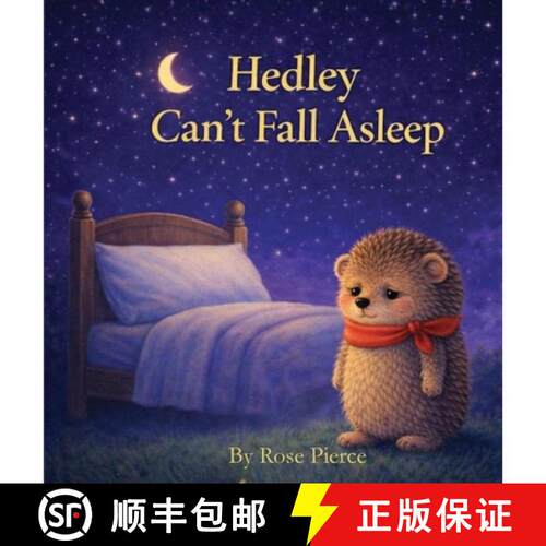 【3-4周达】精装 Hedley Can't Fall Asleep [9798295767098]
