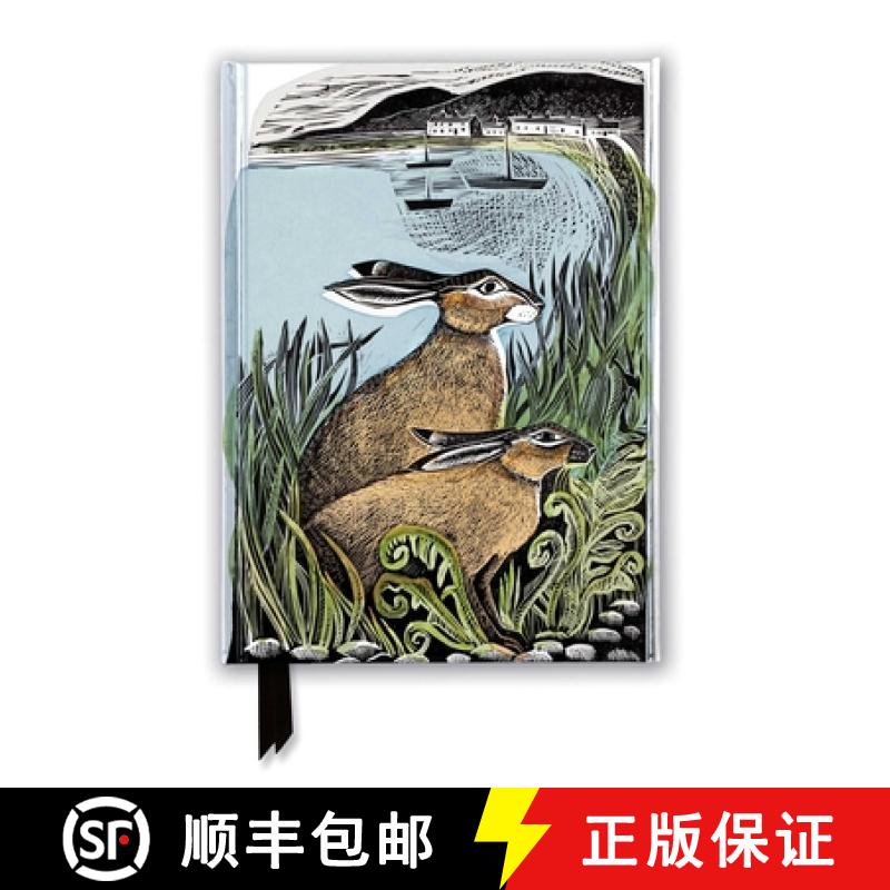 【3-4周达】Angela Harding: Rathlin Hares (Foiled Journal) [9781787555709]