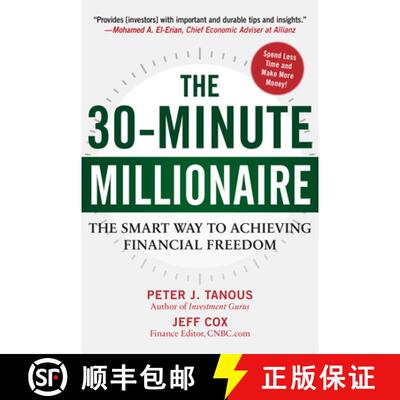 【3-4周达】精装 The 30-Minute Millionaire : The Smart Way to Achieving Financial Freedom [9781630060398]