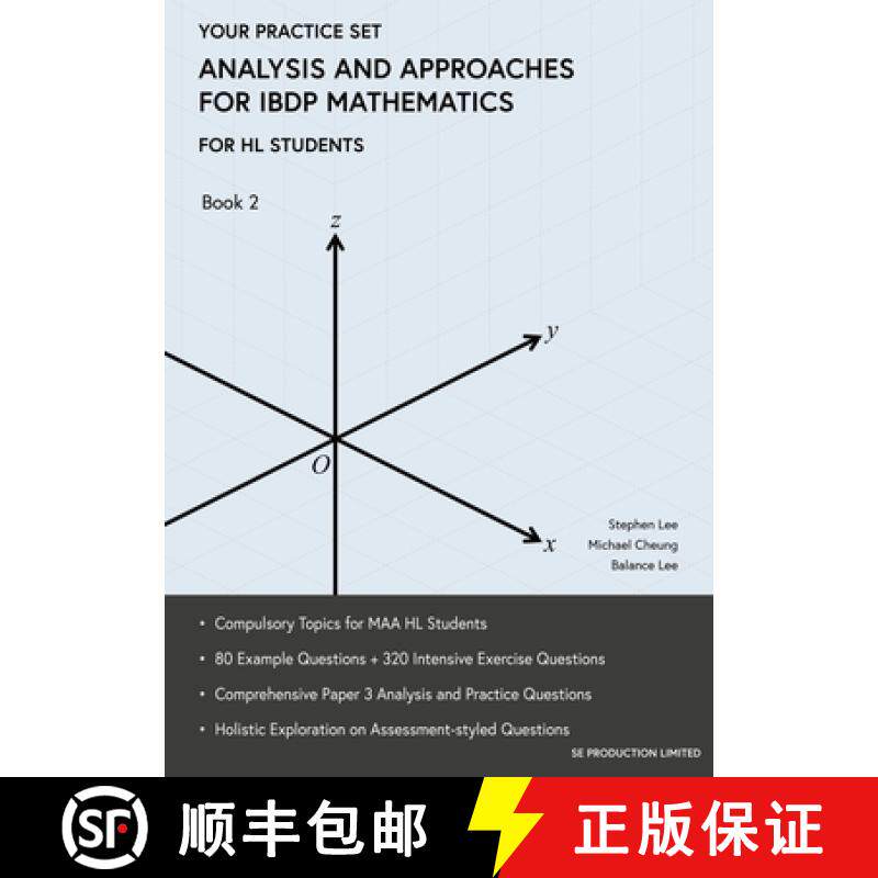 预订 Analysis and Approaches for IBDP Mathematics Book 2: Your Practice Set [9789887413448]