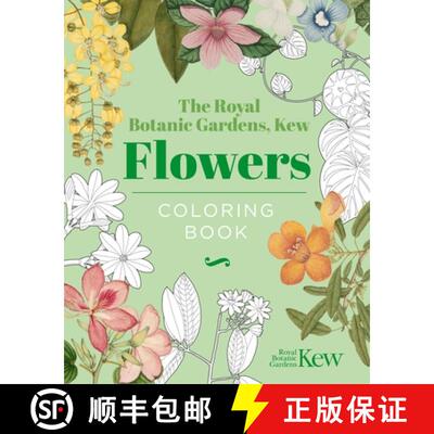 【3-4周达】The Royal Botanic Gardens, Kew - Flowers Coloring Book: Hardback Gift Edition [9781398851900]