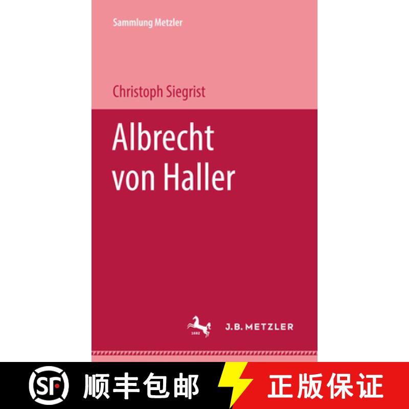 【3-4周达】Albrecht Von Haller [9783476994264]