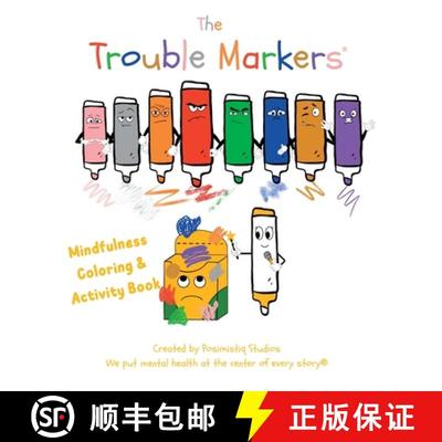 【3-4周达】The Trouble Markers: Mindfulness Coloring & Activity Book [9798988099956]