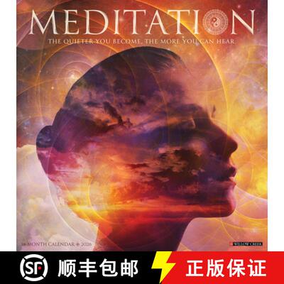 【3-4周达】Meditation 2026 12 X 12 Wall Calendar [9781549251887]