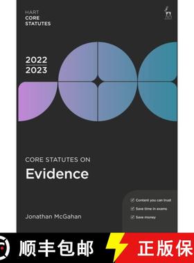 【3-4周达】Core Statutes on Evidence 2022-23 [9781509960613]