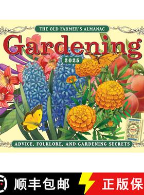 【3-4周达】The 2025 Old Farmer's Almanac Gardening Wall Calendar [9781571989970]