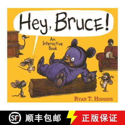 【3-4周达】Hey, Bruce!: An Interactive Book [9798855057041]