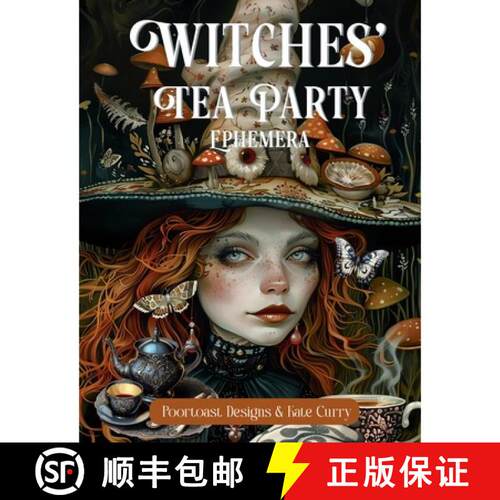 【3-4周达】Witches' Tea Party Ephemera Book: High Quality Images Of Peoples For Paper Crafts, Scrapbo... [9783704142290]