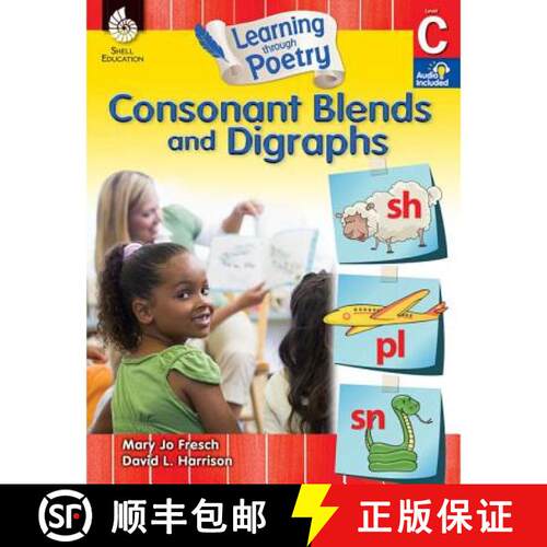 【3-4周达】Learning Through Poetry: Consonant Blends and Digraphs (Level C): Consonant Blends and Dig... [9781425809744]
