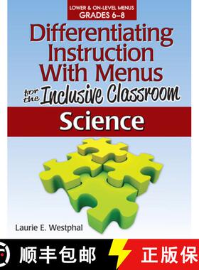 【3-4周达】Differentiating Instruction with Menus for the Inclusive Classroom: Science (Grades 6-8) [9781593639655]