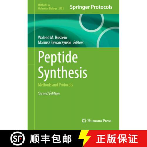【3-4周达】精装 Peptide Synthesis : Methods and Protocols (Second Edition 2025) [9781071645611]