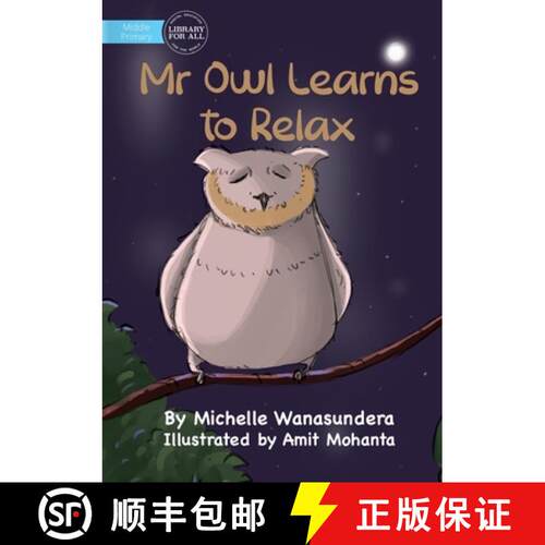 【3-4周达】Mr Owl Learns to Relax [9781922991829]