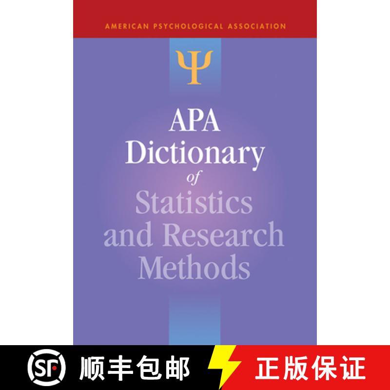 【3-4周达】APA Dictionary of Statistics and Research Methods [9781433815331]