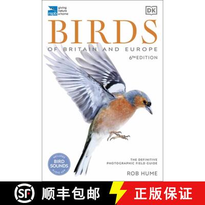 【3-4周达】RSPB Birds of Britain and Europe : The Definitive Photographic Field Guide [9780241414538]