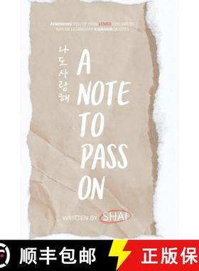 【3-4周达】A Note To Pass On - 나도 사랑해 [9781915862082]
