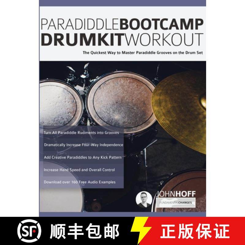 【3-4周达】Paradiddle Bootcamp Drumkit Workout [9781789332216]