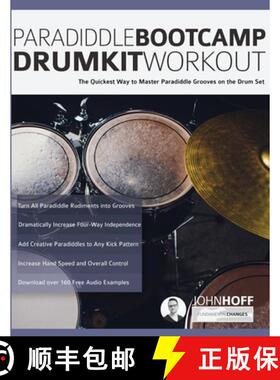 【3-4周达】Paradiddle Bootcamp Drumkit Workout [9781789332216]