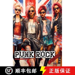 Rebellious Fashion Punk Attitude With Coloring Wearin... Beautiful Rock Models 3周达 9786500872064 Book