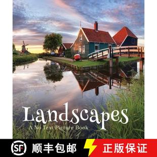 Book Patients Calming Gift Text 9781990181320 Senior Citiz... Landscapes Picture Alzheimer for and 3周达