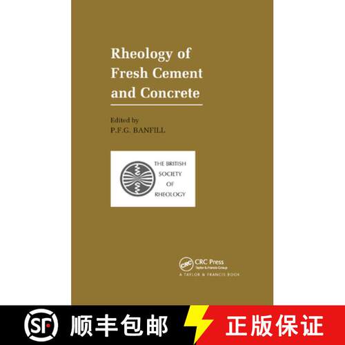 【3-4周达】Rheology of Fresh Cement and Concrete : Proceedings of an International Conference, Liverp... [9780367863647]