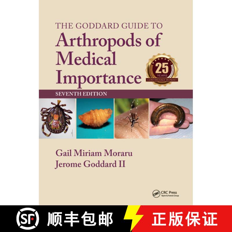 【3-4周达】The Goddard Guide to Arthropods of Medical Importance, Seventh Edition [9781032338521]