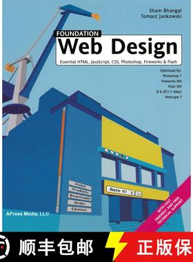 【3-4周达】Foundation Web Design: Essential Html, Javascript, CSS, Photoshop, Fireworks, and Flash (F... [9781590591529]
