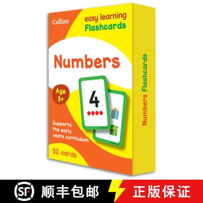 【3-4周达】Numbers Flashcards: Prepare for Preschool with Easy Home Learning [9780008201067]