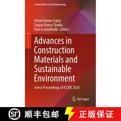 【3-4周达】Advances in Construction Materials and Sustainable Environment : Select Proceedings of ICC... [9789811665561]