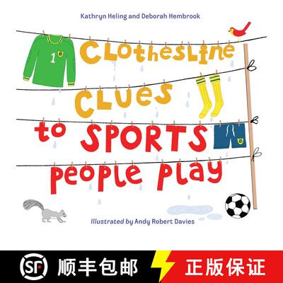 现货 晾衣绳的线索：运动 Clothesline Clues to Sports People Play [9781580896030]