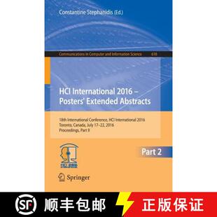 Extended 2016 Abstracts I... HCI Conference 4周达 9783319405414 International 18th Posters