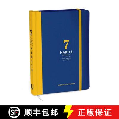 【3-4周达】精装 The 7 Habits Daily Planner: An Undated 12-Month Planner for Focus, Growth, and Balance [9781454999485]