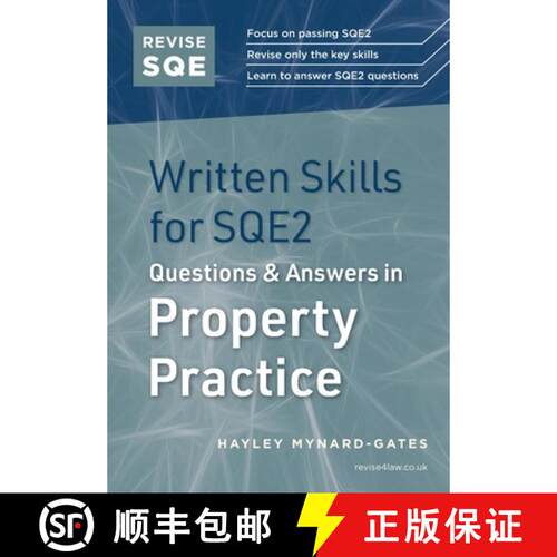 【3-4周达】Revise SQE Written Skills for SQE2: Questions & Answers in Property Practice: Legal Skills... [9781914213946]