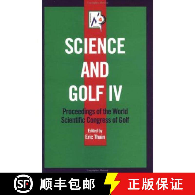 【3-4周达】精装 Science and Golf IV: Proceedings of the World Scientific Congress of Golf [9780415283021]